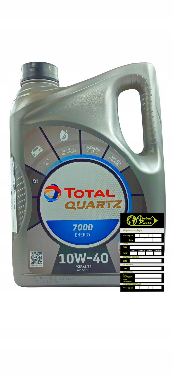 Olej Silnikowy Total Quartz 7000 Energy 10W40 4L