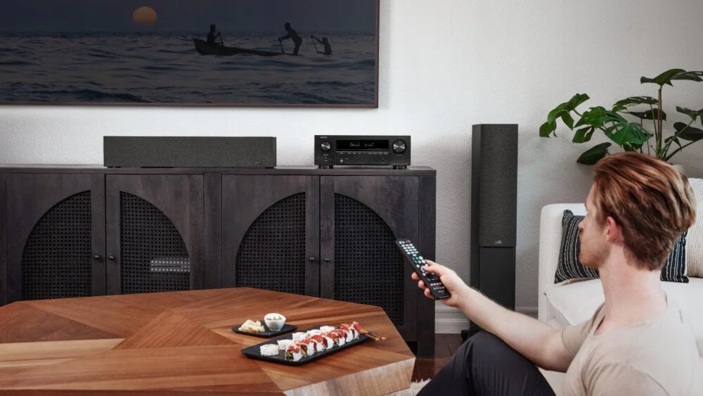 Amplituner DENON AVR-X1700H Bluetooth Wi-Fi Czarny Funkcje Spotify Connect kompatybilność z systemem Multiroom zgodność z 4K radio FM radio internetowe