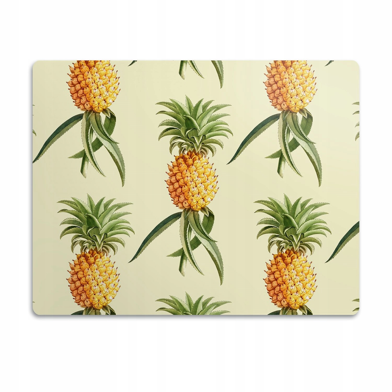 Levně Podložka pod misku pro psa a kočku Ovoce ananas 90x60 cm