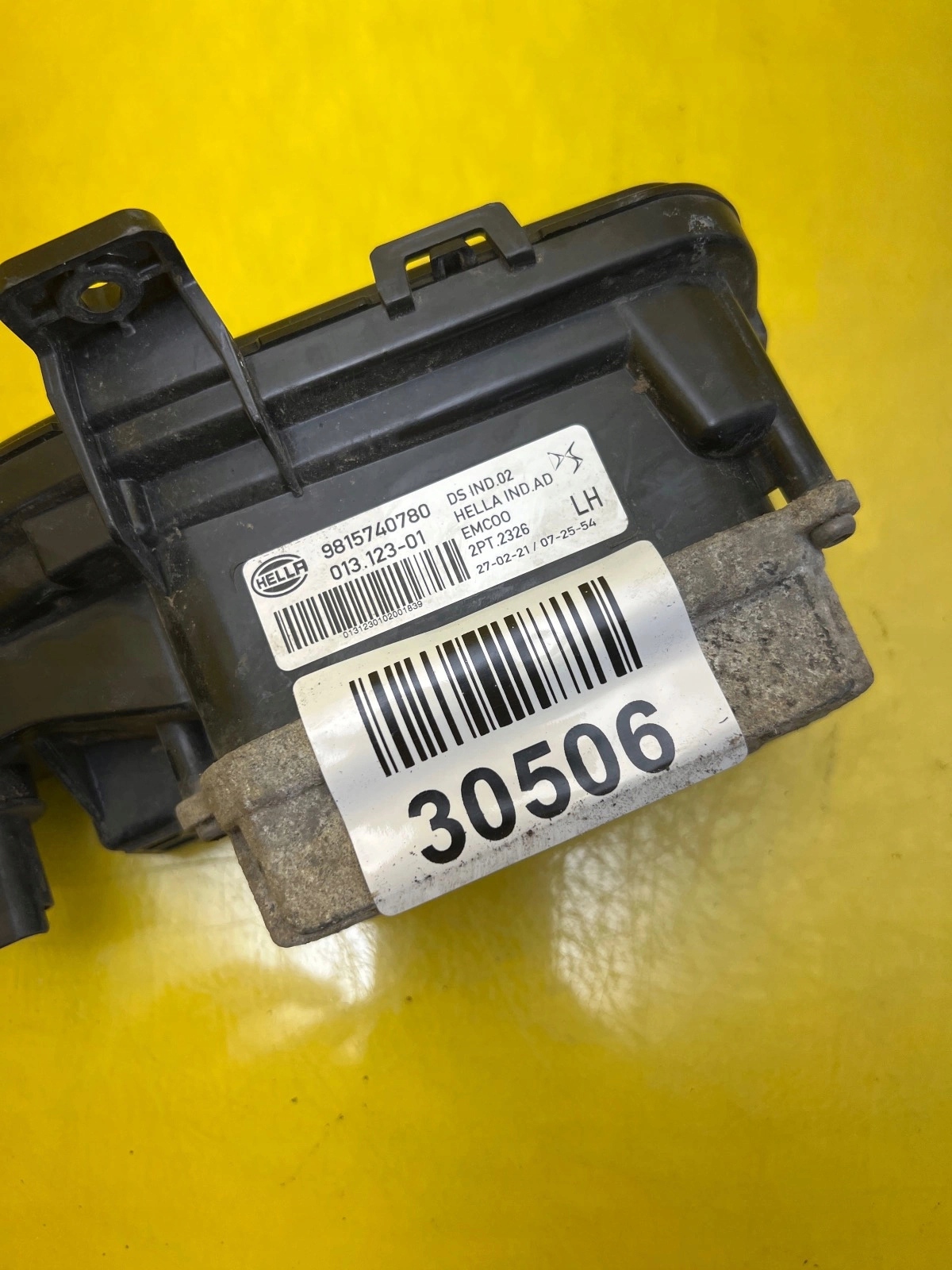 light left fog light Citroen DS7 Crossback Led DRL 9815740780