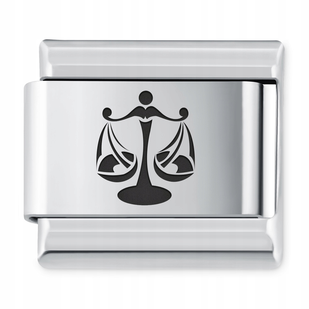 

Italian Charms Znak Zodiaku Waga Grawer Prezent