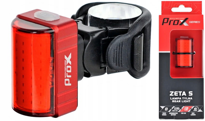 

Lampa tył Prox Zeta S cob led 80lm usb 500 mah