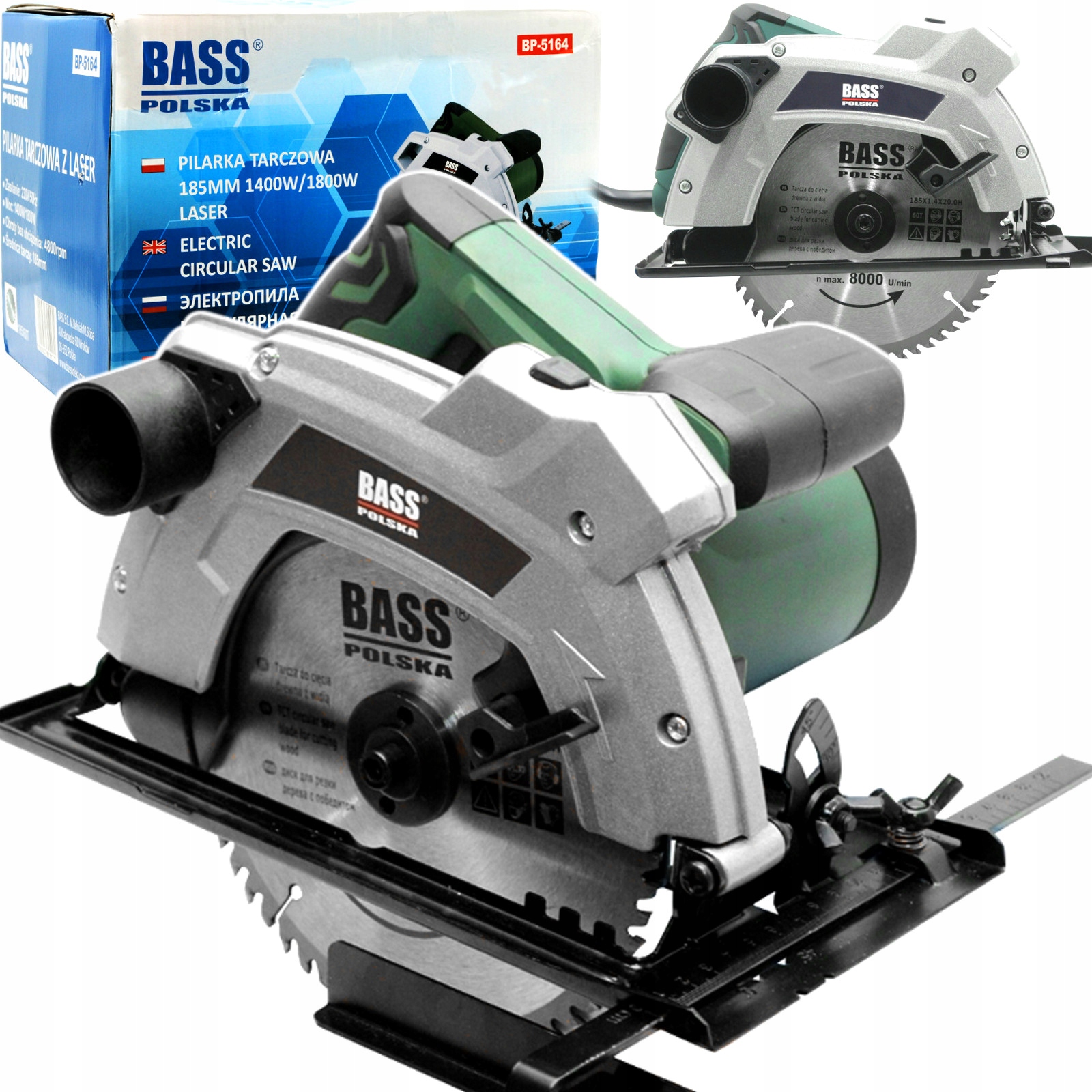

Bass Pilarka Tarczowa Piła 185mm Przecinarka 1800W