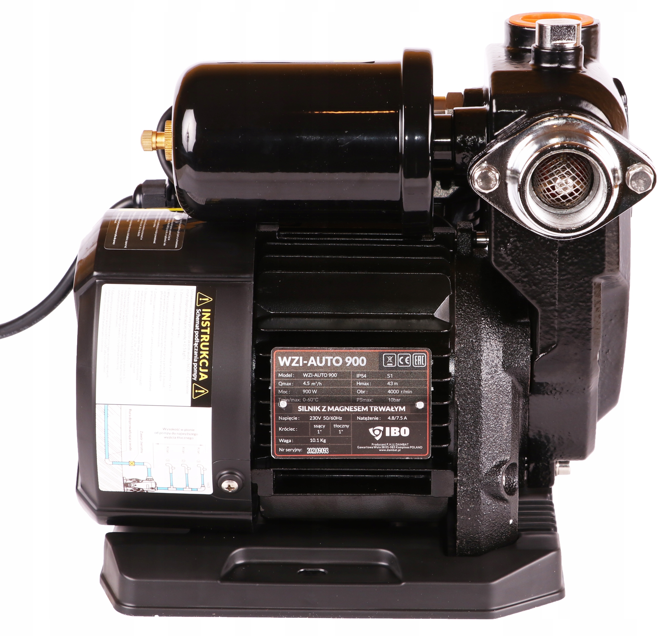 Čerpadlo s meničom Wzi 900 Auto Ibo Veľmi tiché Čerpadlo S Invertorom