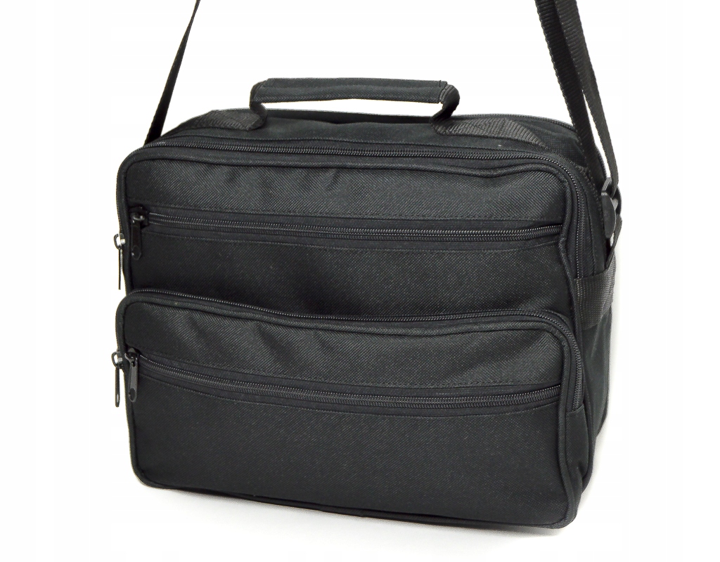 ZGRABNA MOCNA TORBA MĘSKA NA RAMIE LISTONOSZKA PL Wysokość 22 cm