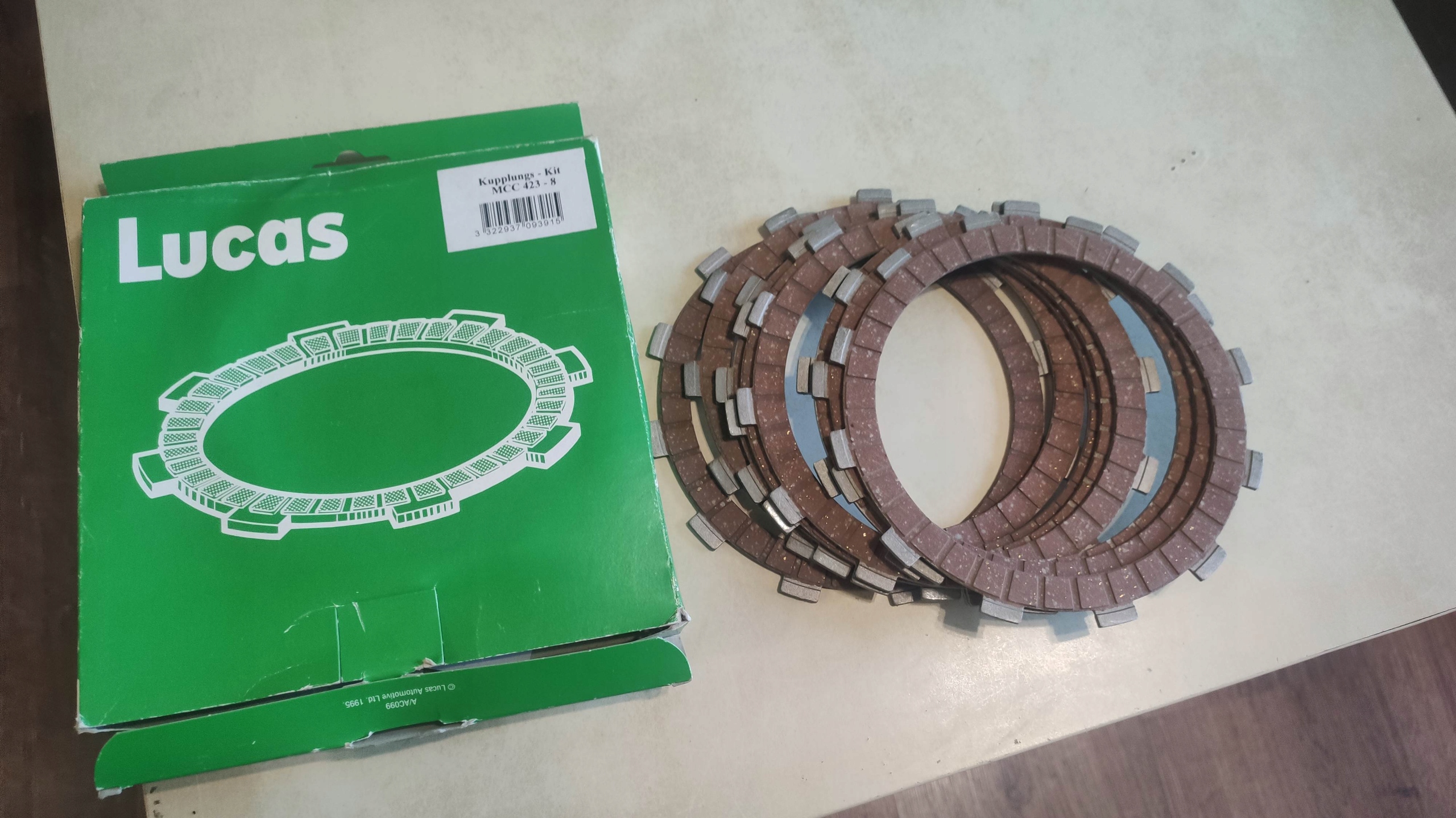 Kotúč spojky Trw MCC423-8