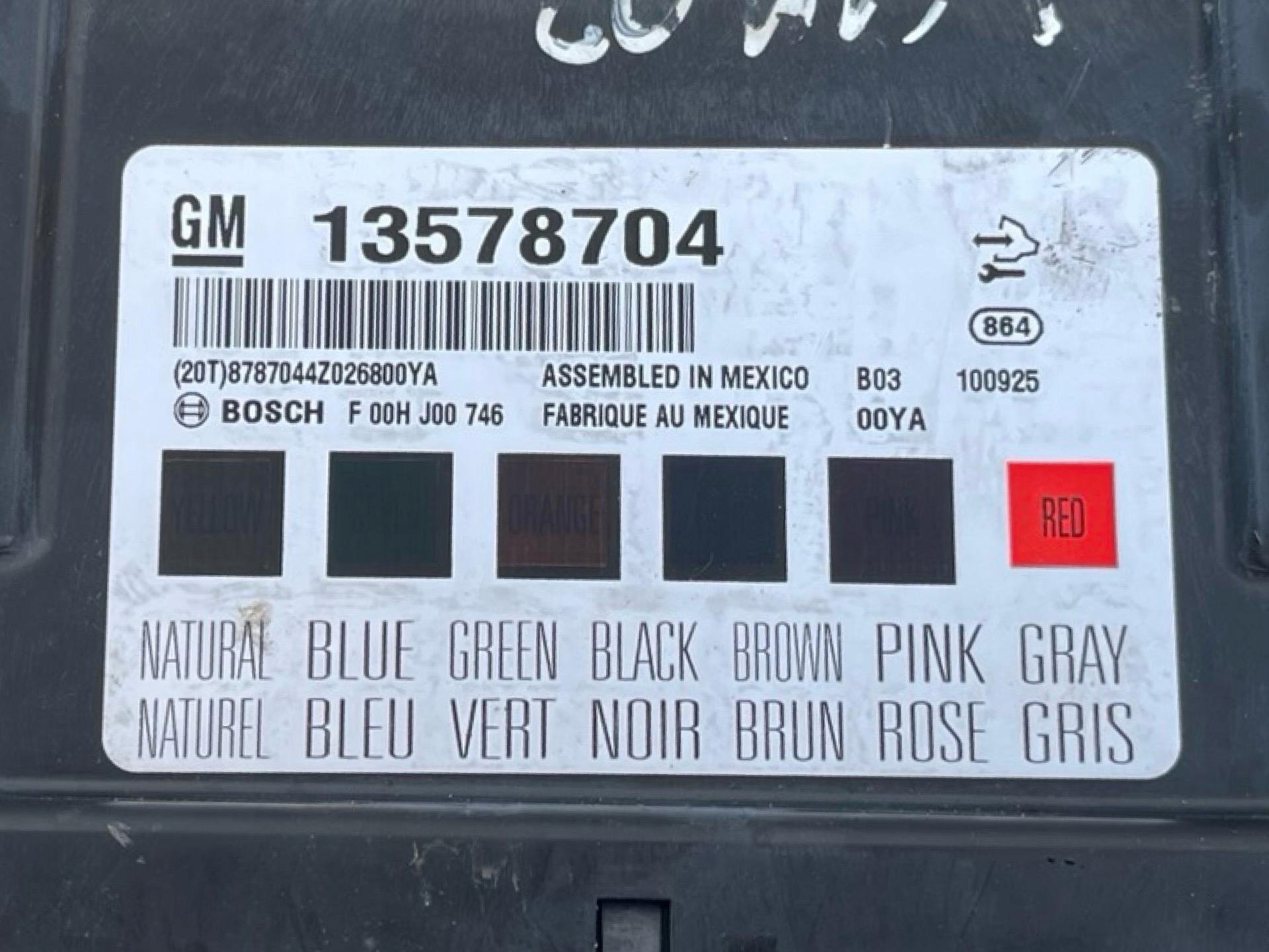 Unité commande confort Opel Insignia A 2010 13578704