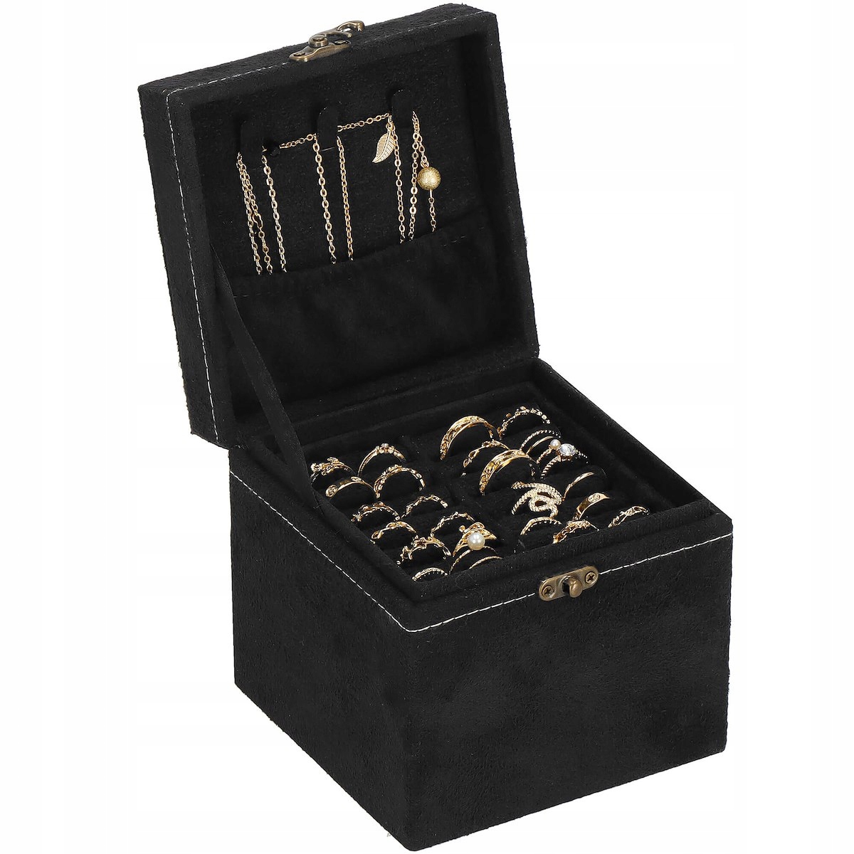 

Szkatułka Na Biżuterię Organizer Pudełko Retro Box