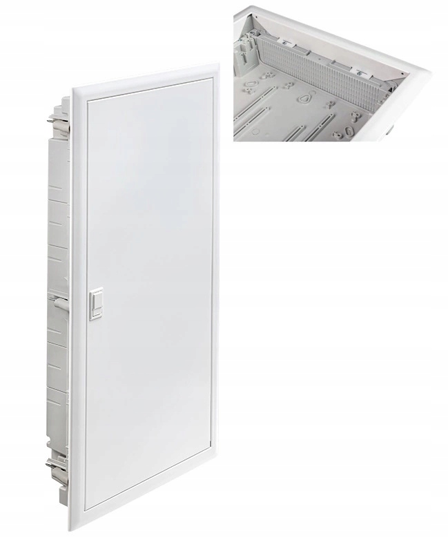 Podomítkový rozvaděč s kovovými dveřmi Rpdm 4x14 N+pe modulů IP40