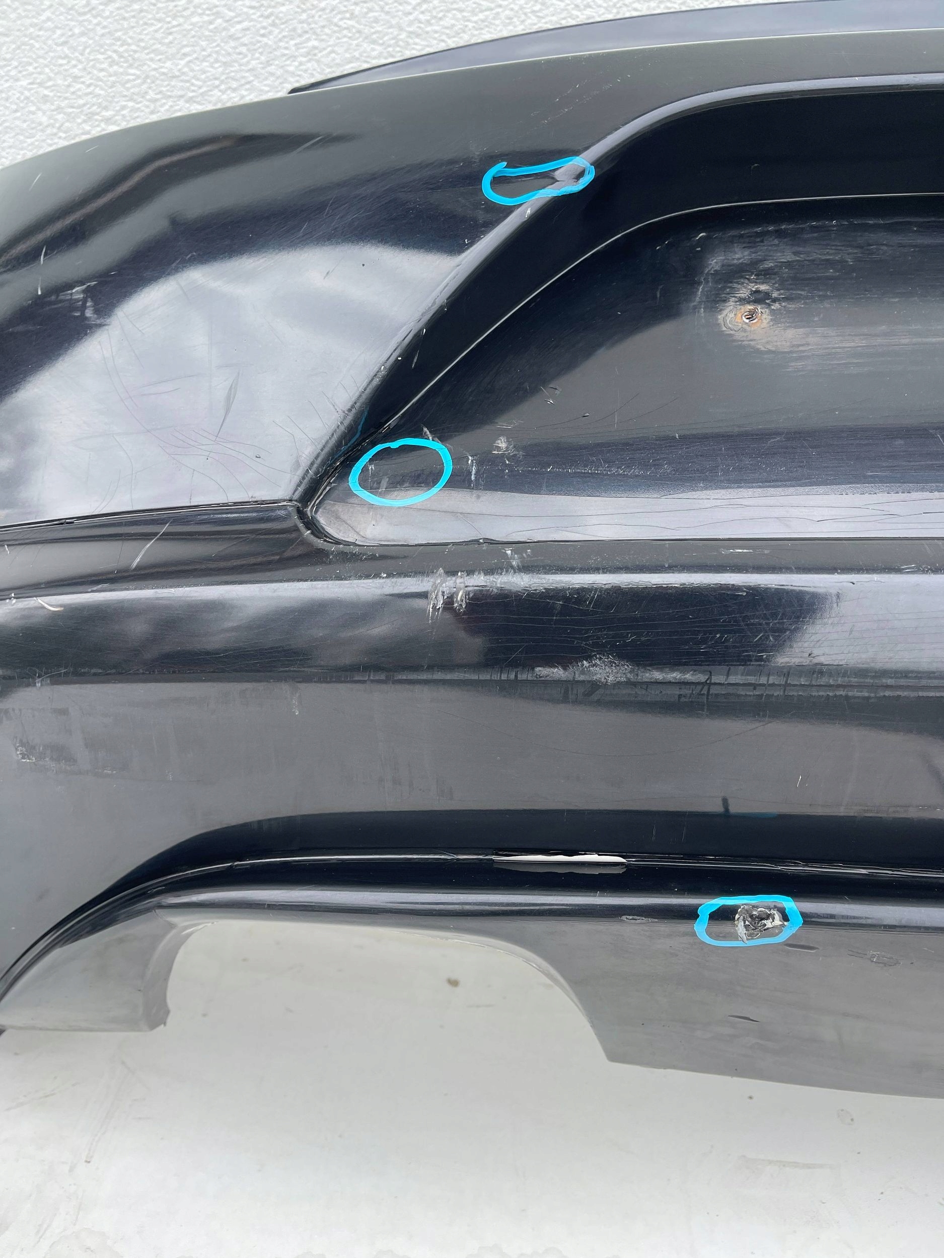 bumper rear part rear Volkswagen Scirocco III 08- 1K8
