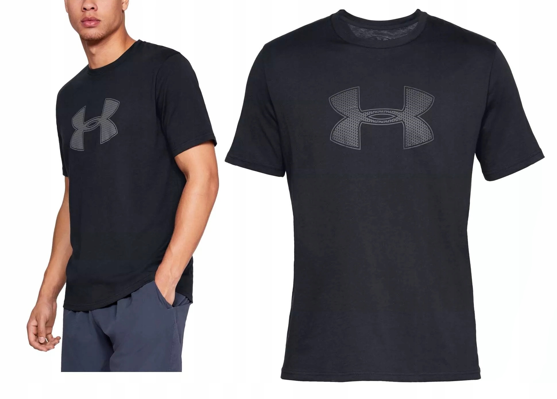 KOSZULKA MĘSKA T-SHIRT UNDER ARMOUR CZARNA r. S Model 1329583-001