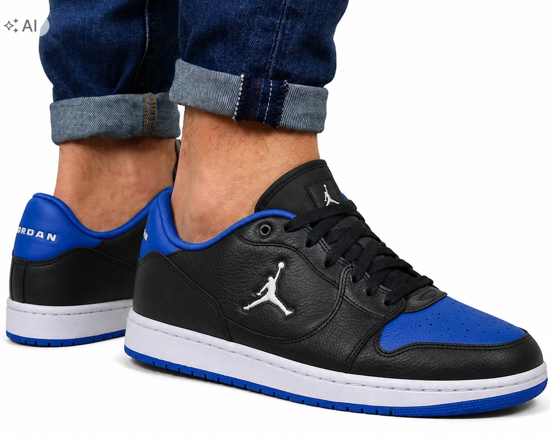 Nike Jordan Court Connect Low 1 Pánské basketbalové sportovní boty Retro