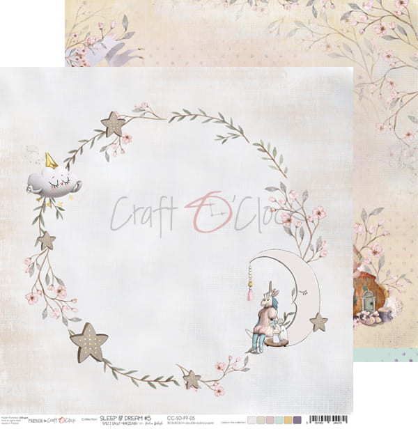 Papier scrapbooking Craft' o Clock Sleep & Dre
