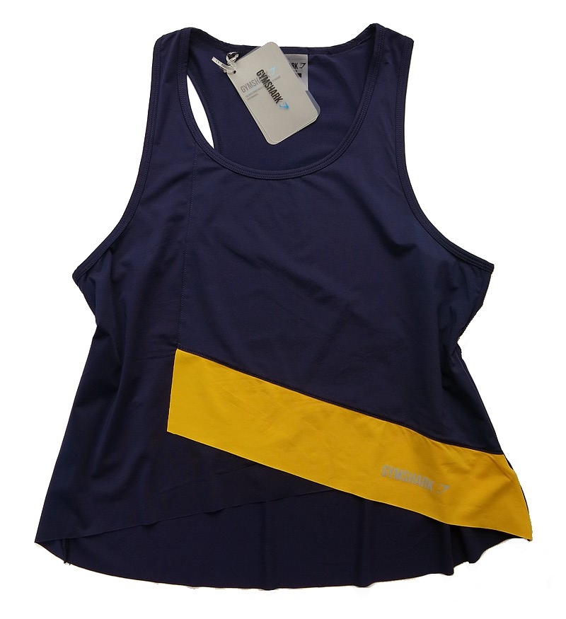 V4297 GYMSHARK Asymetric Vest bluzka damska S