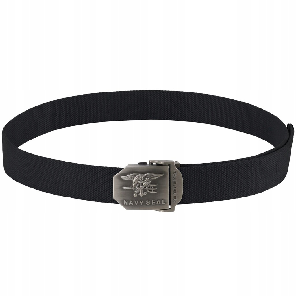 Pas pasek taktyczny wojskowy parciany Helikon-Tex Navy Seals Black XL 140cm