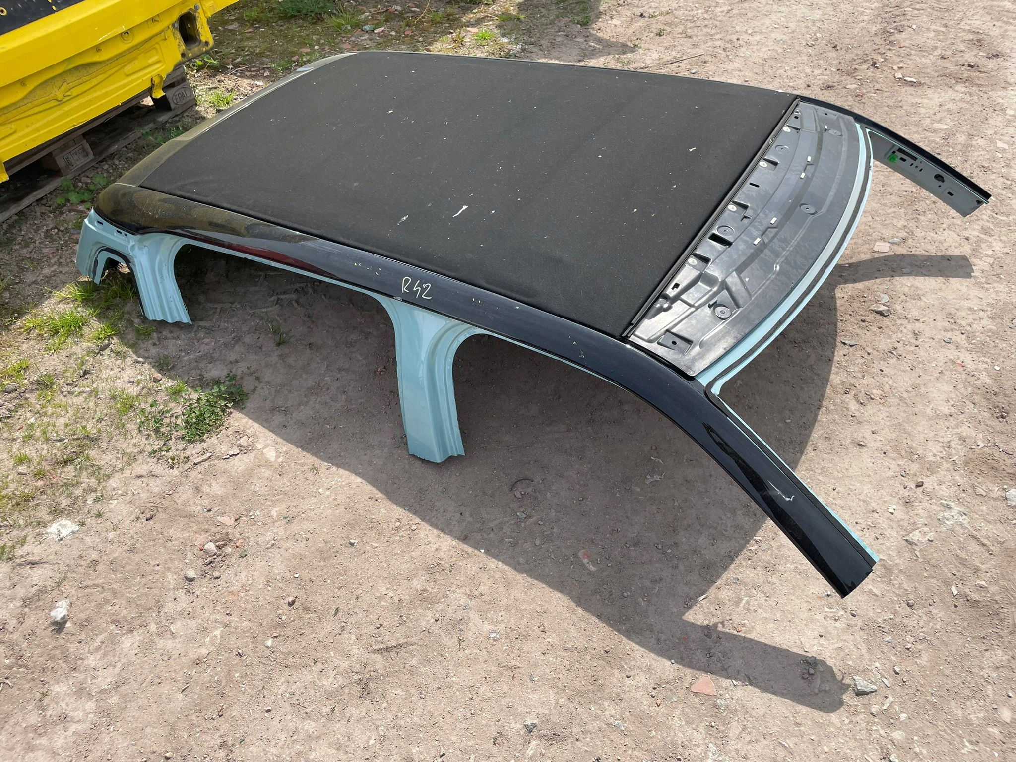 dach Blende Abdeckung dach RENAULT 4 ELEKTRYK Schiebedach / PANORAMA MATERIAL