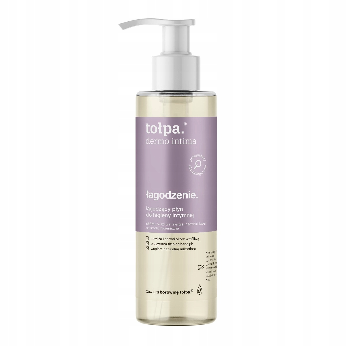 

Łagodzący płyn do higieny intymnej Tołpa 195 ml