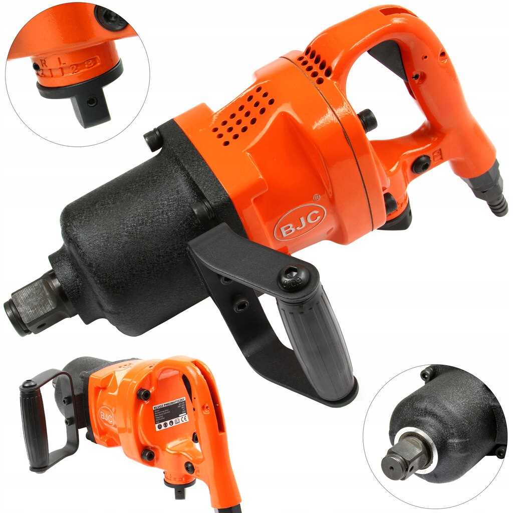 Pneumatický Rázový Uťahovák 1" 3500NM Twin Hammer BJC-355 Pre Vulkanizačné Kolesá