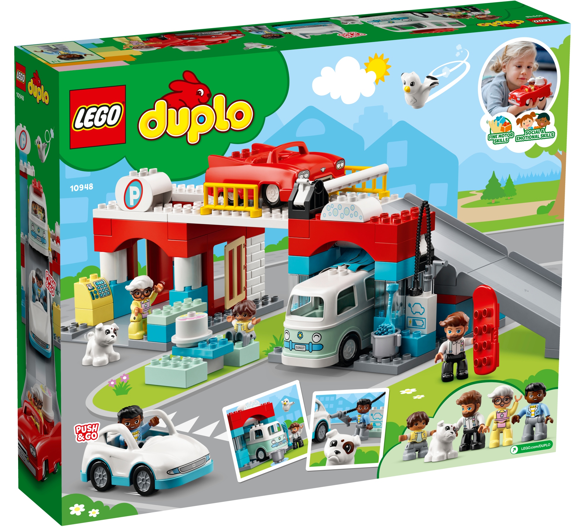 Lego Duplo 10948 Parking piętrowy i myjnia samochodowa