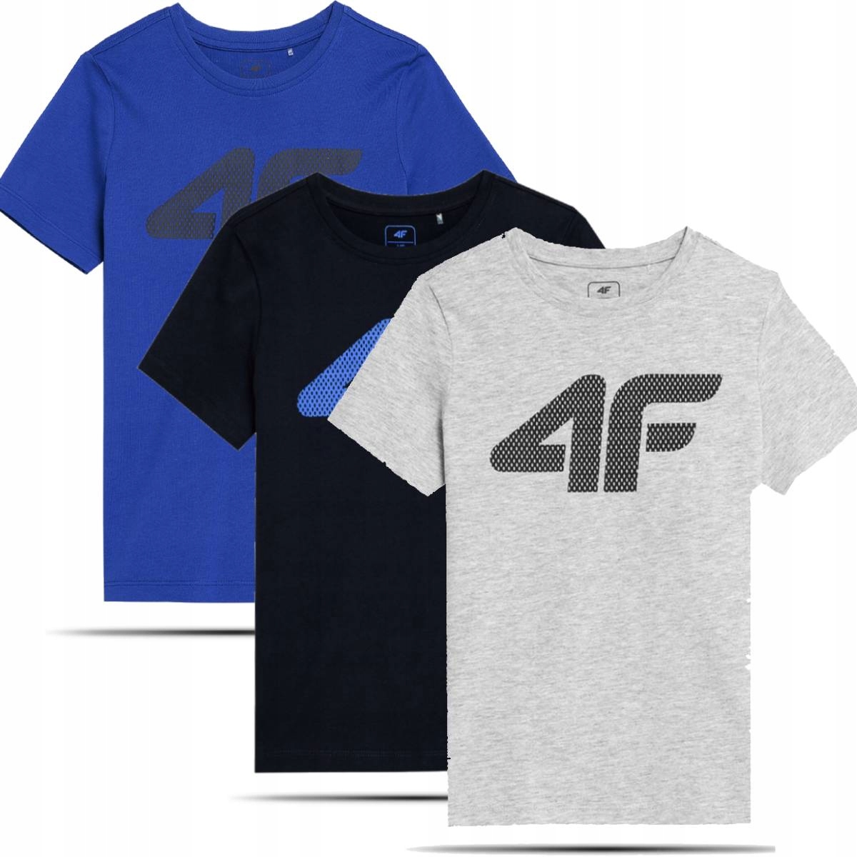 

4F Koszulka Dziecięca T-shirt Komplet 3 Pak