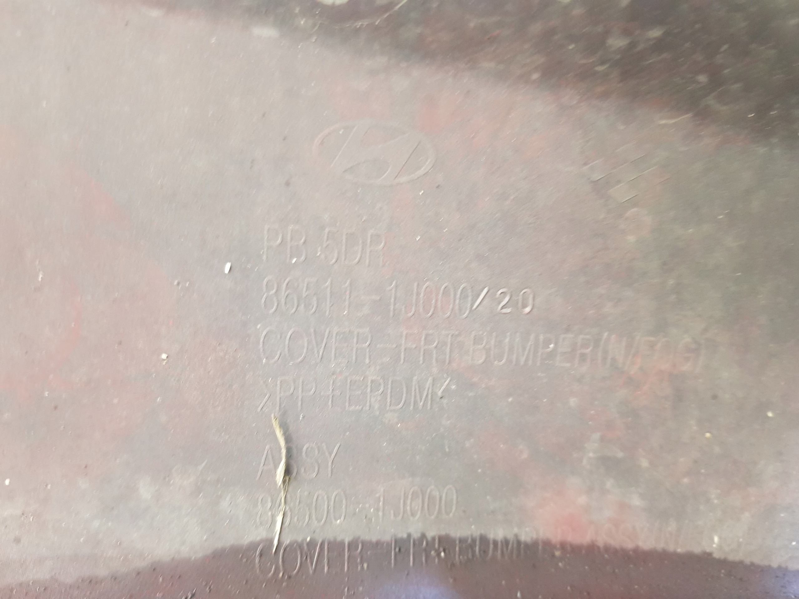 bumper front front HYUNDAI I20 86511-1J000