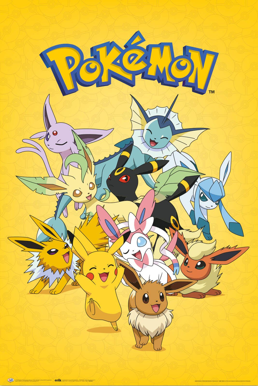 

Plakaty Pokemon Eevee Evolution 61x91,5 cm