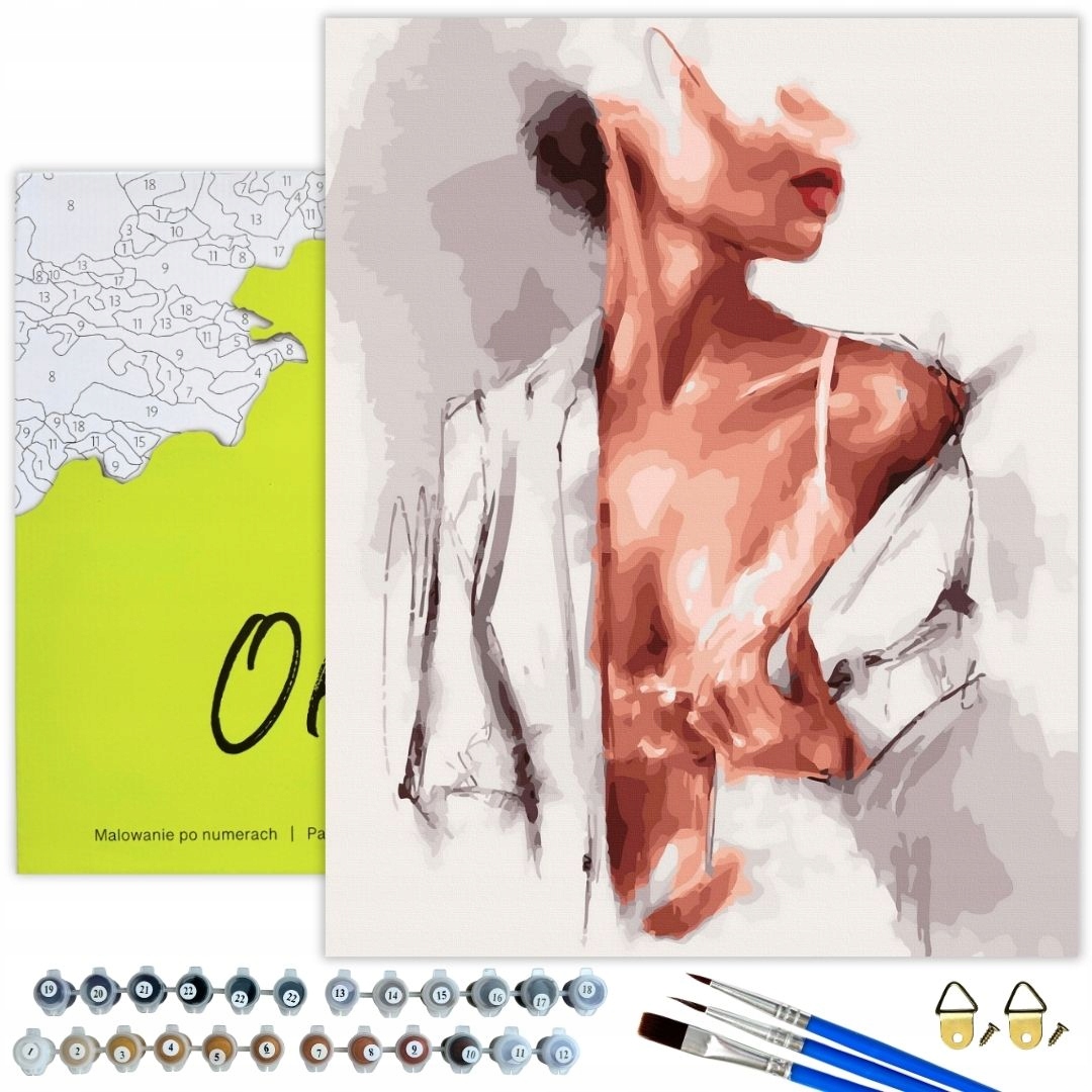 Malování Podle Čísel Žena Obrazy pro malování podle čísel s Rámem Oh Art