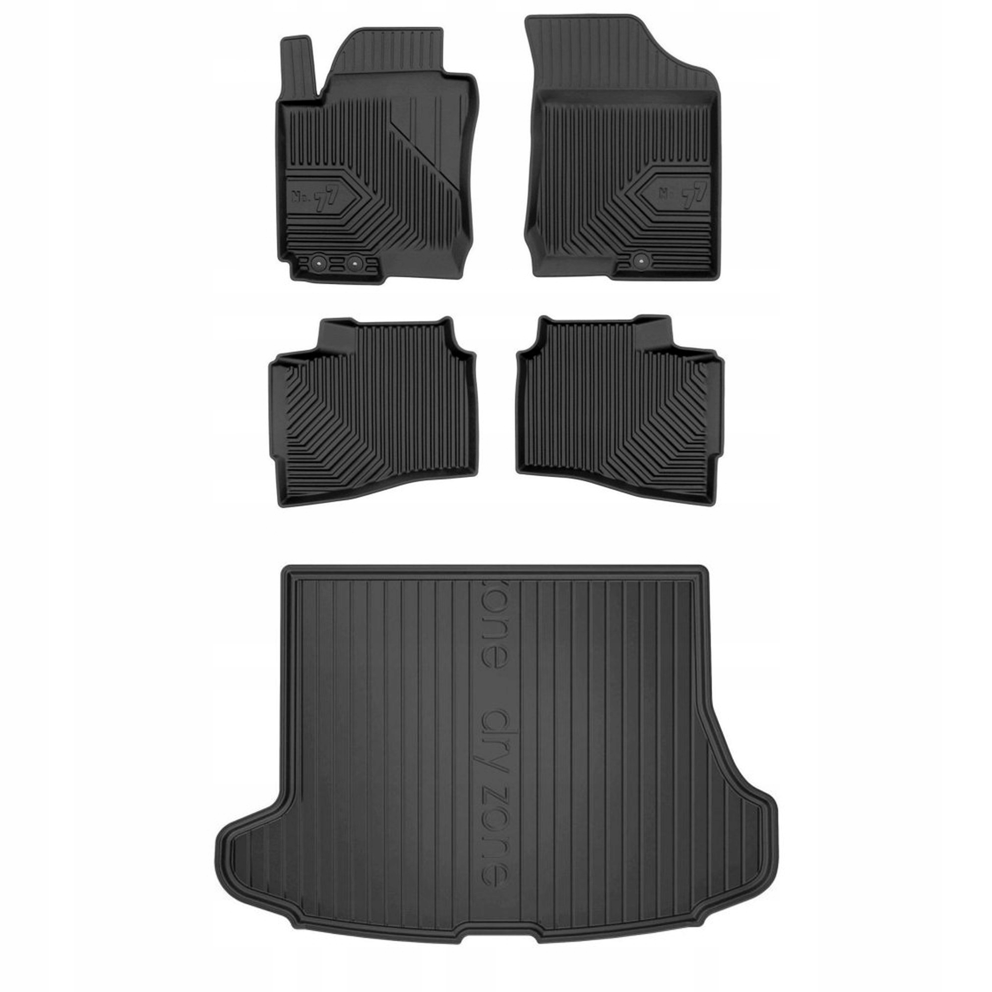 Gumová sada kobercov a rohoží Hyundai i30 I 2007-2012