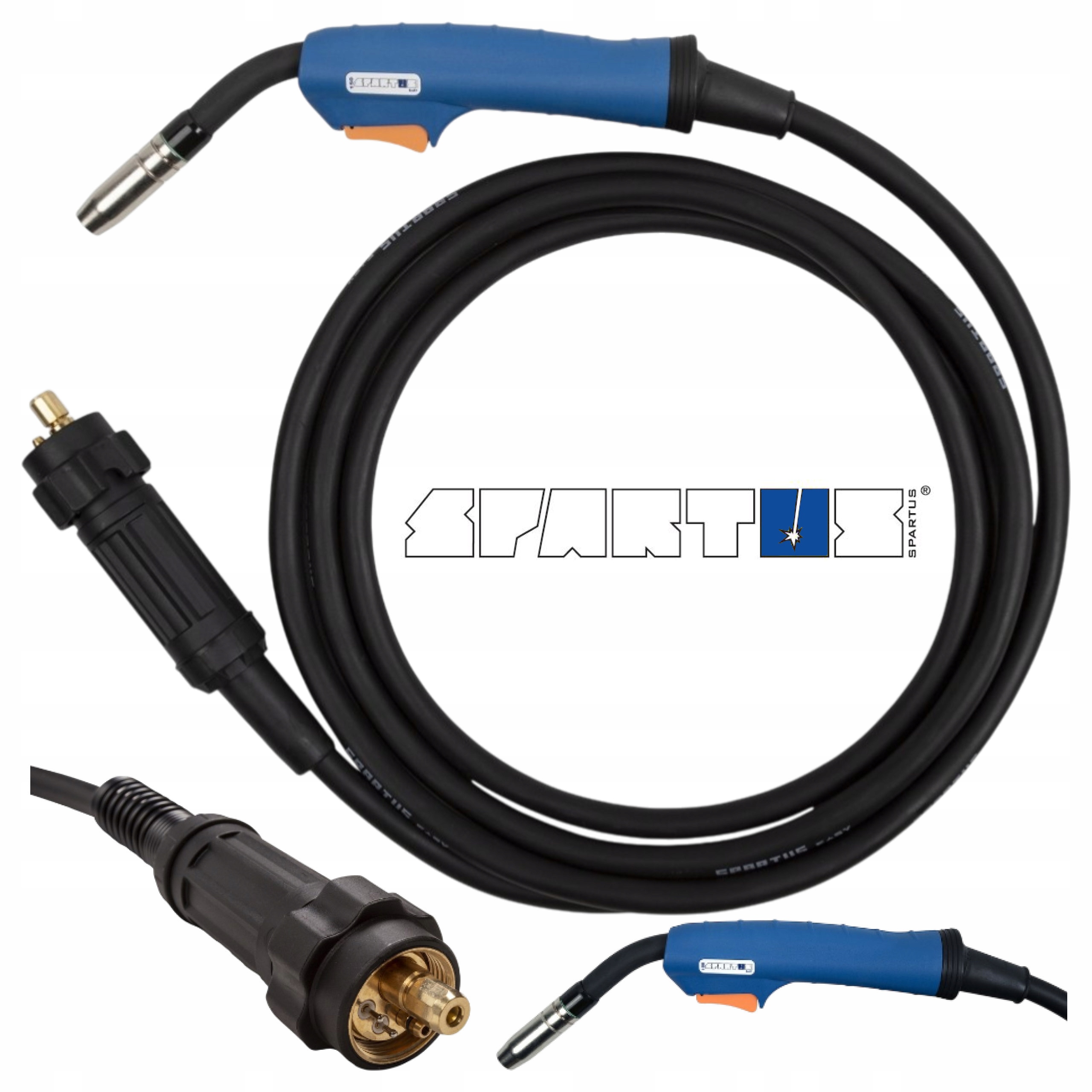 Uchwyt spawalniczy z euro złączem ręczny Mig 150 3m seria Spartus Easy MB15