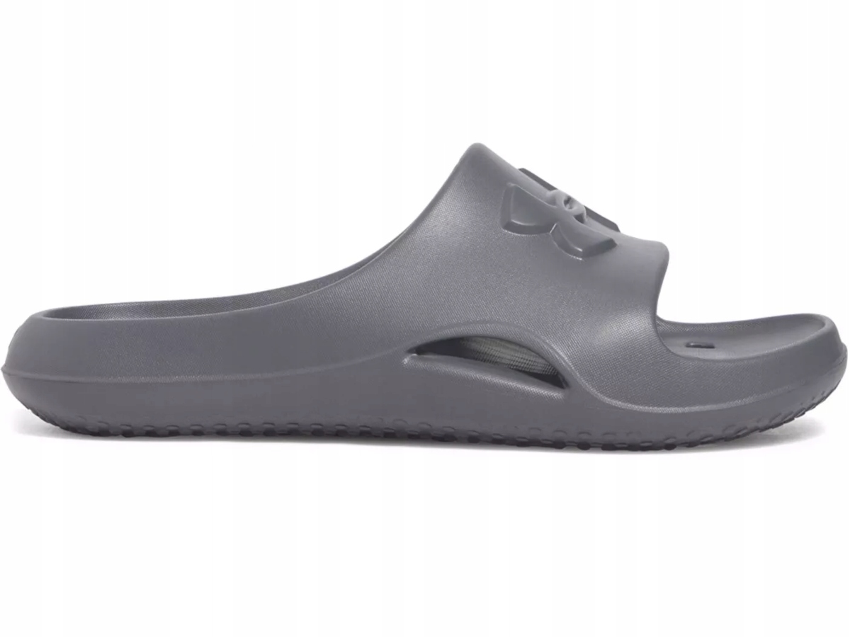 pánské pantofle Under Armour 3028094-025 šedé na léto, lehký bazén 45