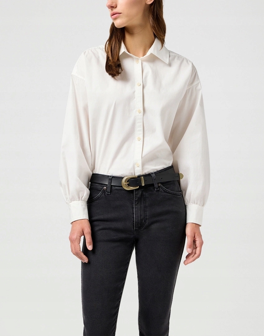 Pasek skórzany Wrangler Western Sun Belt Black 112365347 95