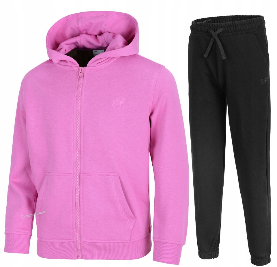 4F Ocieplany Dziewczęcy Dres Komplet Bluza Spodnie rozm 146
