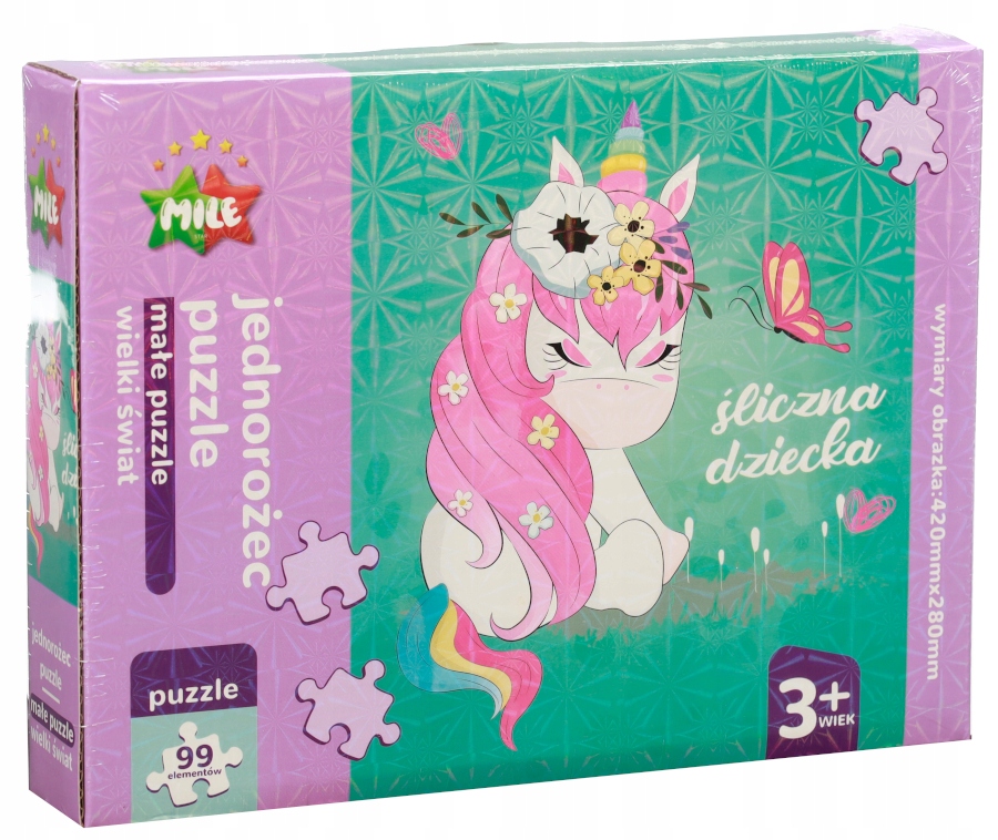 

Puzzle 99 El. Jednorożec Układanka Puzle Koń Konik