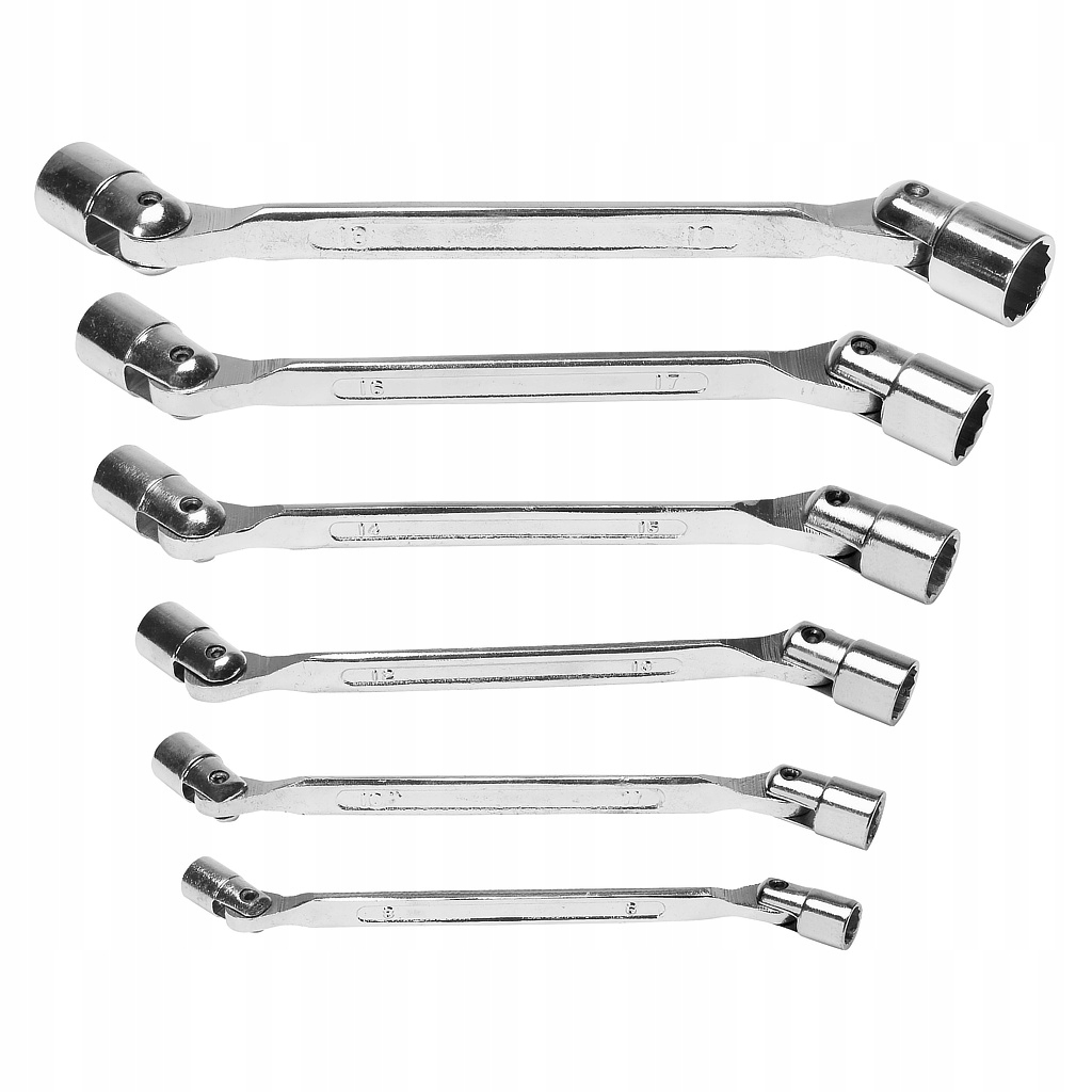 Zestaw kluczy przegubowych 6 elementów Meec Tools