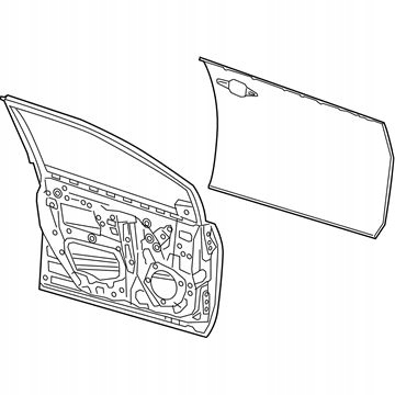 ORG! DRZWI PRZEDNIE PRZÓD LEWE TOYOTA PRIUS 2016-