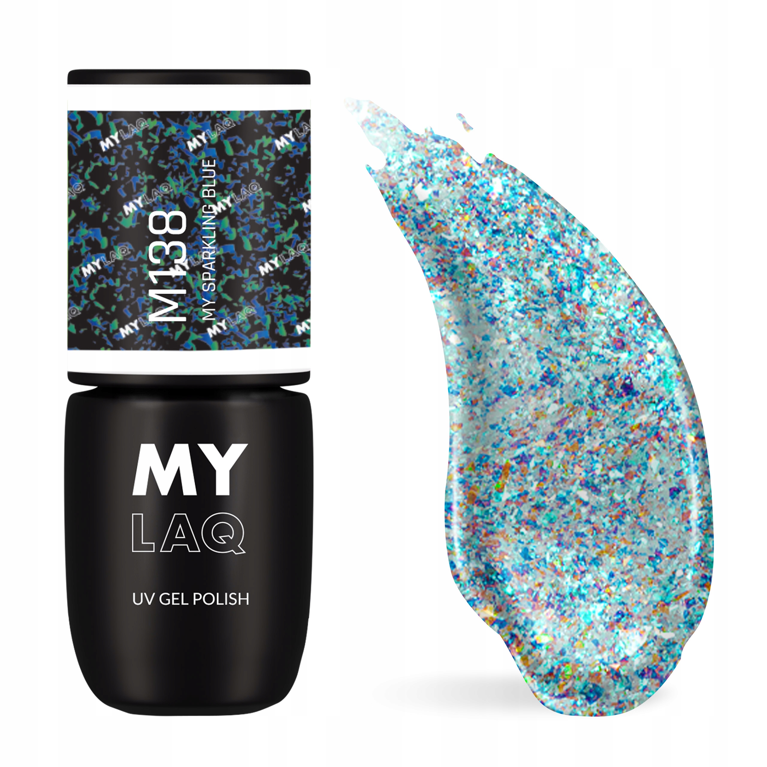

Mylaq Lakier Hybrydowy My Sparkling Blue