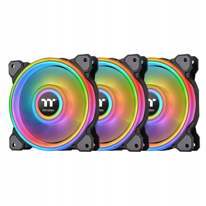 Ventilátor Riing Quad 14 Rgb Radiator Fan Tt Premium Edition 3Pack