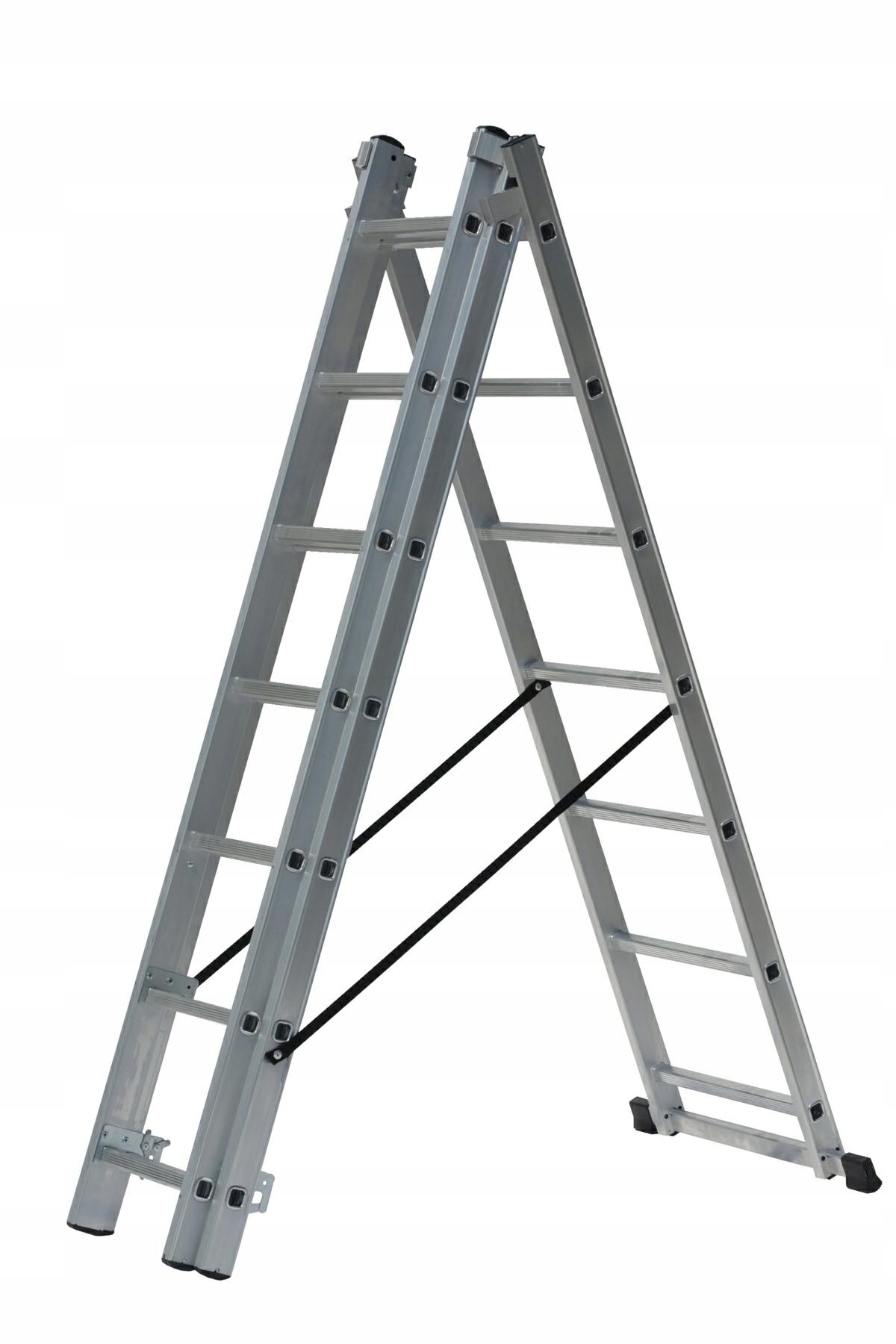 Awtools Drabina Aluminiowa 3x8 Stopni 150KG Adapatacja Na Schody