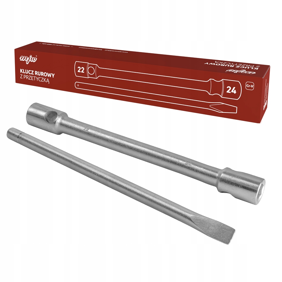 

Klucz do kół rurowy z przetyczką Mocny 22x24mm Mjw