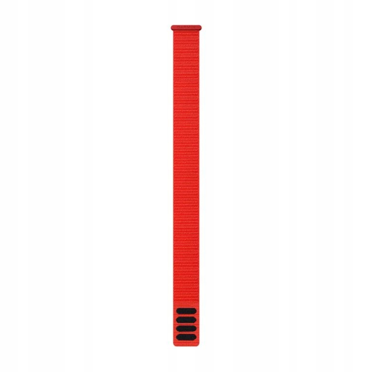 Garmin Pasek do zegarka UltraFit 22 Nylonowy Flame Red, 010-13306-12