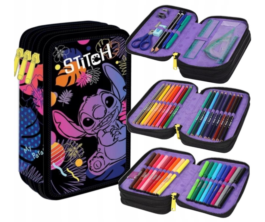 ZESTAW 3-ELEMENTÓW PIÓRNIK POTRÓJNY STITCH DISNEY BLACK COOLPACK Marka CoolPack