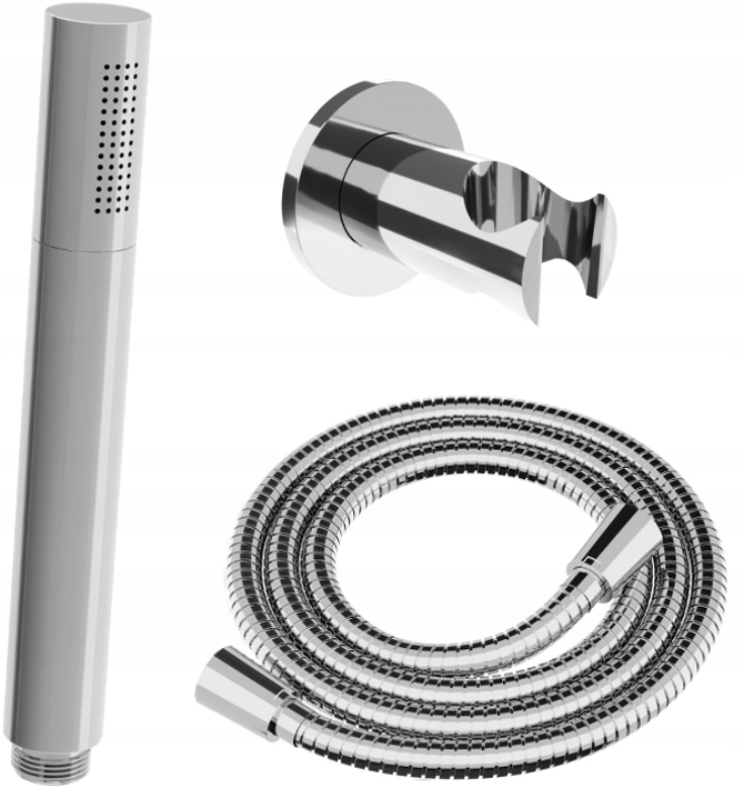 MEXEN ZESTAW PRYSZNICOWY SŁUCHAWKA R-70 WĄŻ CHROM