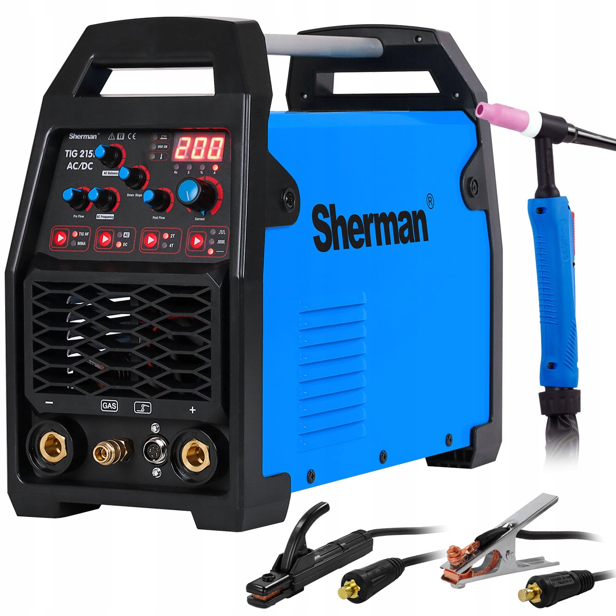 Spawarka inwertorowa Tig Ac DC Sherman 215 Puls Mma balans Ac