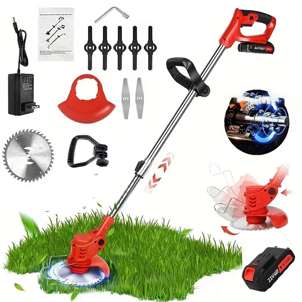 650W Přenosná Sekačka S Teleskopickou Rukojetí Pro Stříhání Trávy