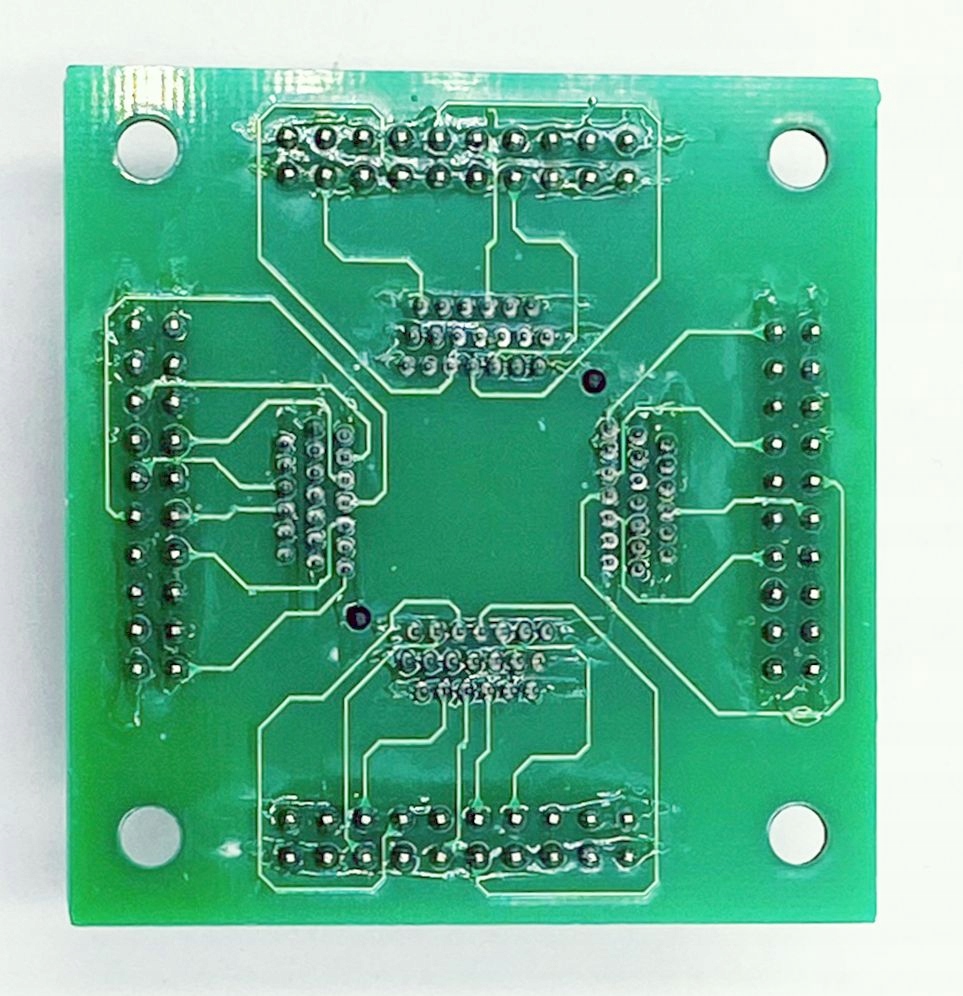 Płytka adapter uniwersalny QFP80 LQFP80 0.5 ZIF Marka inna