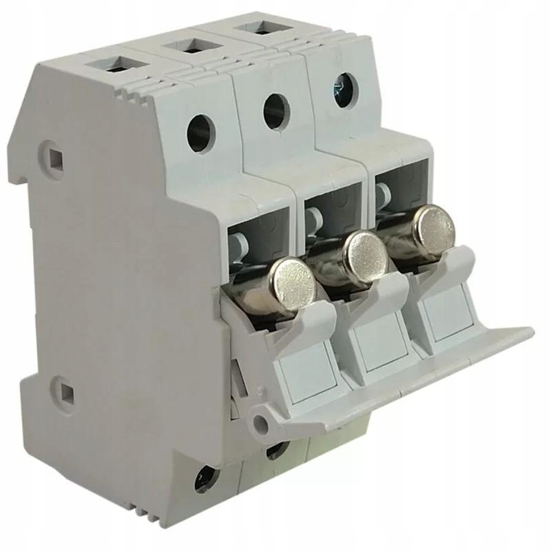 Modułowa podstawa bezpieczników cylindrycznych 32A 10x38 HBA-3P-32 Stan opakowania oryginalne
