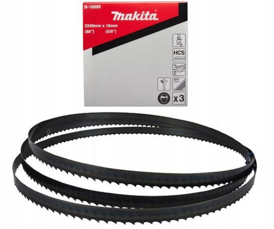 Makita Pilový List Bezkoncový Kov 2240x16 mm 1,8 mm 14TPI Originál 3ks