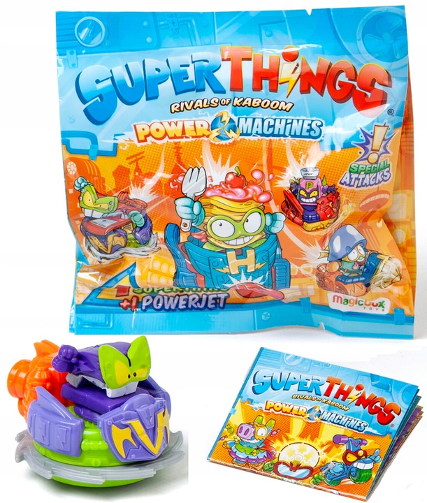 Super Things seria 7 PowerJet Pojazd+ figurka