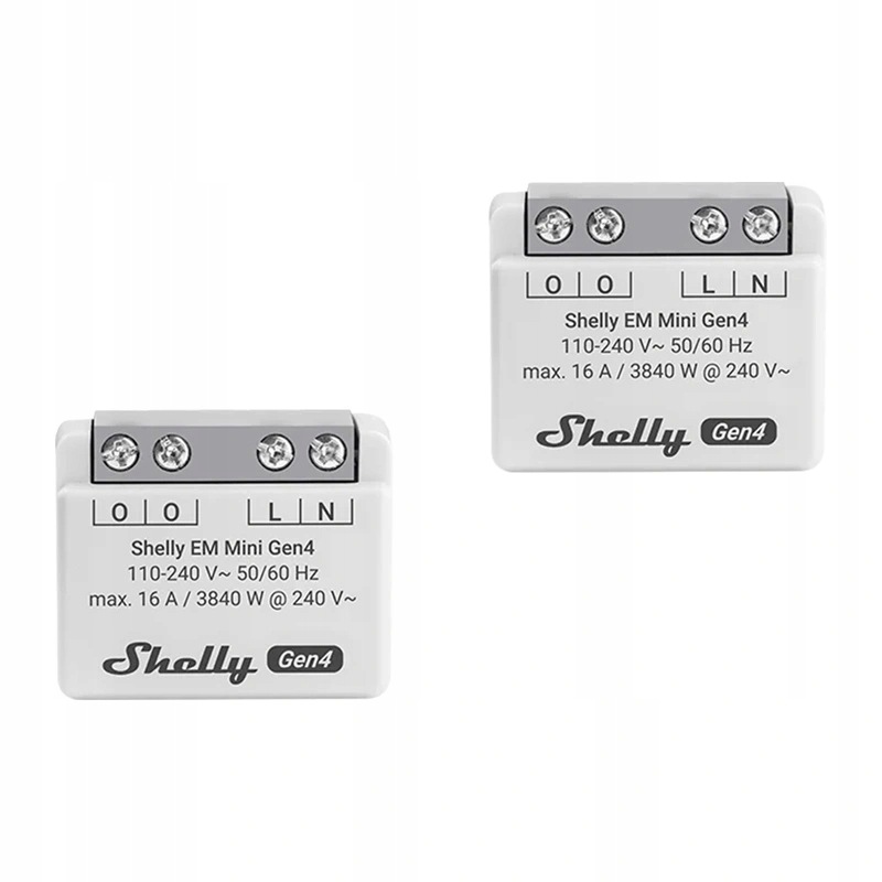 Elektroměr Shelly Em Mini Gen4, 2 kusy