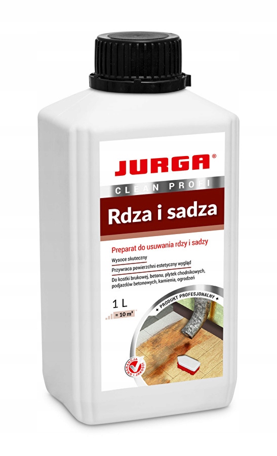 

Środek do usuwania rdzy i sadzy Jurga 1 l
